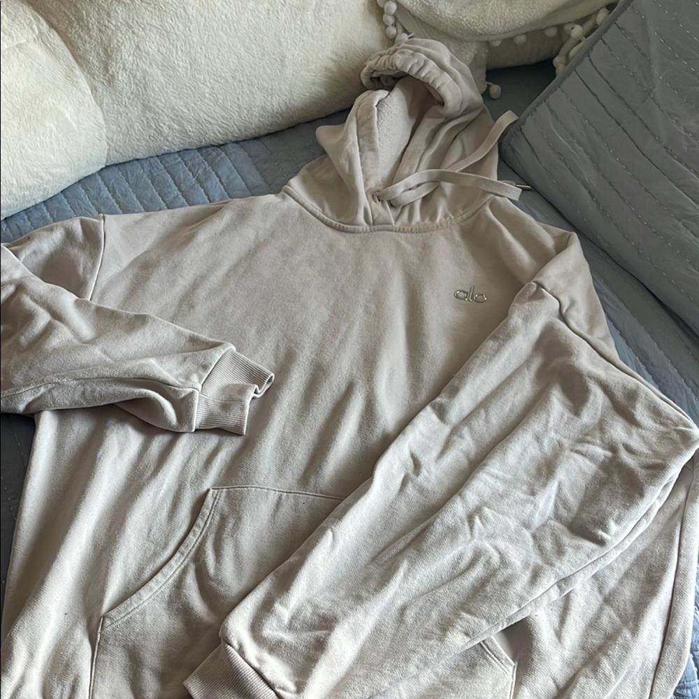 ALO Accolade Bone Hoodie